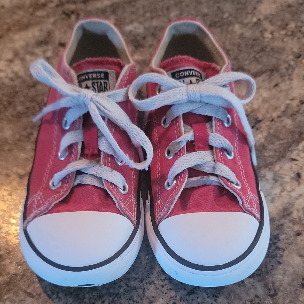 Converse Kids' Classic Red and White Sneakers
